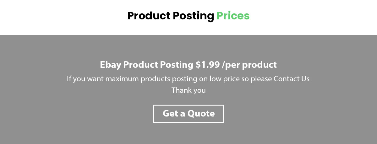 Product Shooting Services